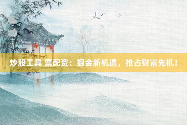 炒股工具 票配资：掘金新机遇，抢占财富先机！