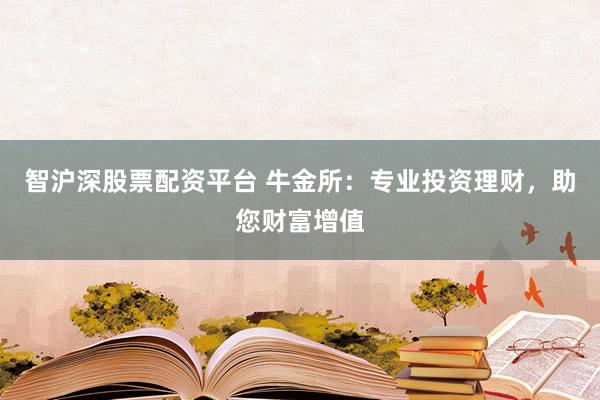 智沪深股票配资平台 牛金所：专业投资理财，助您财富增值
